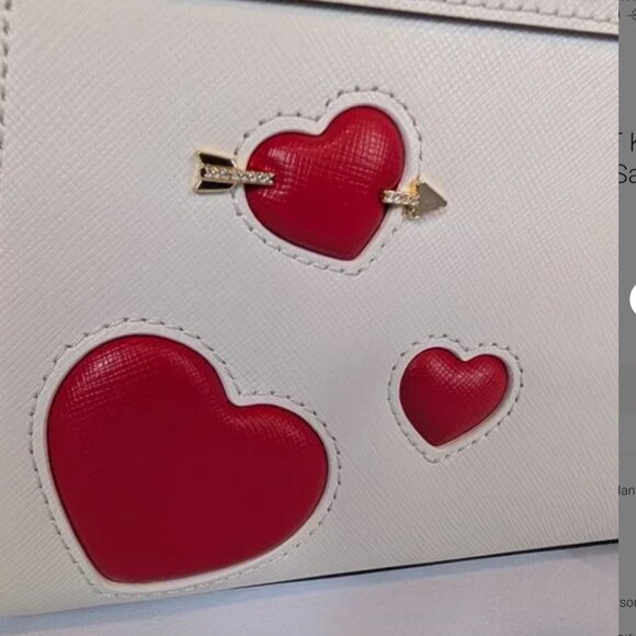 Kate Spade Madison Puffy Heart Small Satchel MSRP $409 NWT - Picture 7 of 8